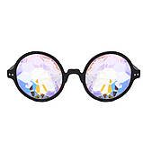 Окуляри калейдоскоп RESTEQ, круглі сонцезахисні окуляри, чорні, фото 6