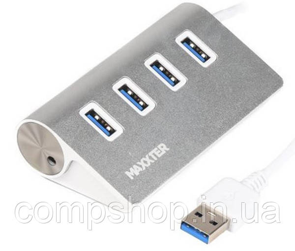 Концентратор USB3.0 Maxxter HU3A-4P-01 (4xUSB3.0) (код 126088)