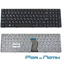 Клавиатура для ноутбука LENOVO (B570, B575, B580, B590, V570, V575, V580, Z570, Z575) rus, black, black frame