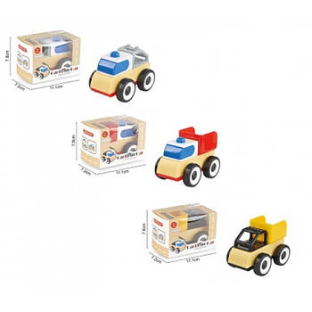 Магнітний конструктор машинки 3 види (8201A/C/F)