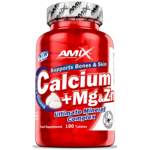 Мінеральний комплекс AMIX CALCIM + MG & ZN 100 таблеток
