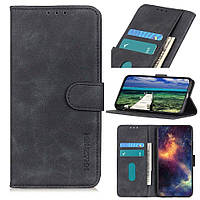 Чехол-книжка KHAZNEH Retro Wallet для Samsung Galaxy S22 Plus - Black