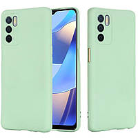 Защитный чехол Deexe Silicone Case для Oppo A16 / Oppo A54s - Green