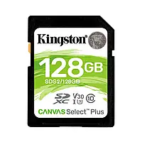 Карта пам&apos;яті SDXC 128GB UHS-I/U3 Class 10 Kingston Canvas Select Plus R100/W85MB/s (SDS2/128GB)