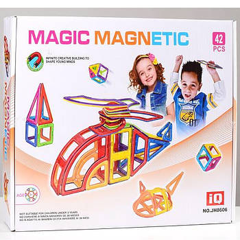 Конструктор магнітний, вертоліт MAGIC MAGNETIC (63723)