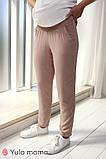 Комфортні та легкі штани для вагітних MIRO TR-22.022 бежеві, розмір S, фото 4