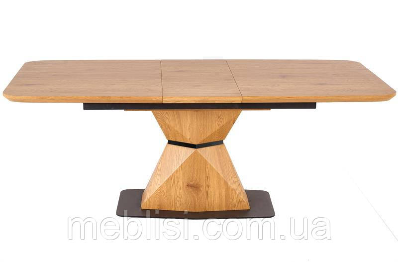 Розкладний стіл 160 DIAMOND колір дуб золотий 160-200/89/76 (Halmar)