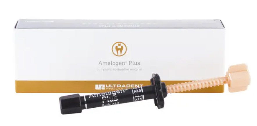 Amelogen Plus, OW (Опак Білий), шпр. 2.5г, № 9037, мікрогібридний композит, Амелоген Плюс OW