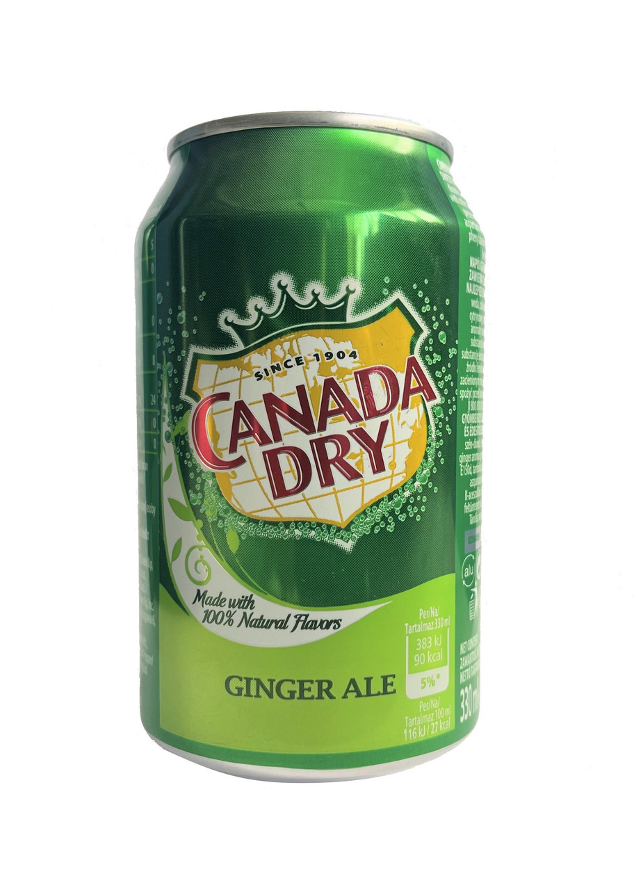 Імбирний ель б/а Ginger Ale Canada Dry 330 мл купити в Україні в ASIA FOODS