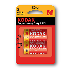 Батарейка С (R14) Kodak Super Heavy Duty (2шт.)