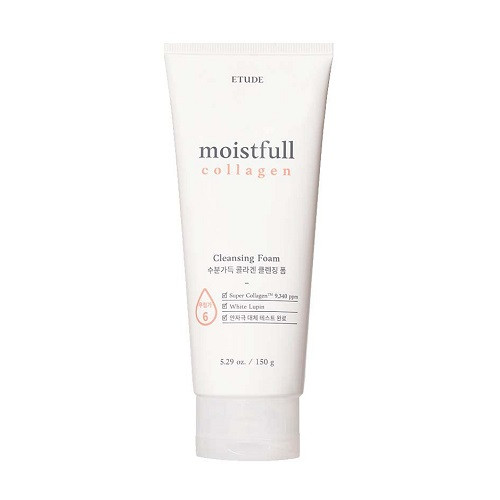 Etude House Moistfull Collagen Cleansing Foam Зволожуюча піна з колагеном, 150 мл