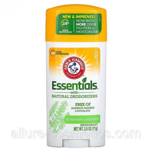 Прозорий дезодорант без металів Розмарин і лаванда Arm & Hammer Deodorant with Natural Deodorizers 71гр