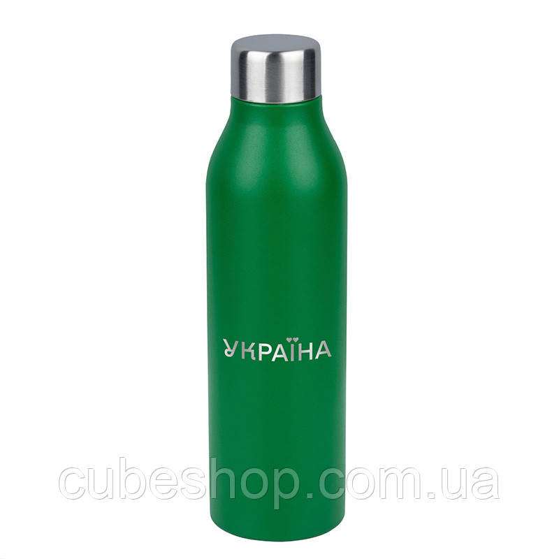Термопляшка ZIZ "Україна" 500 мл (зелена)