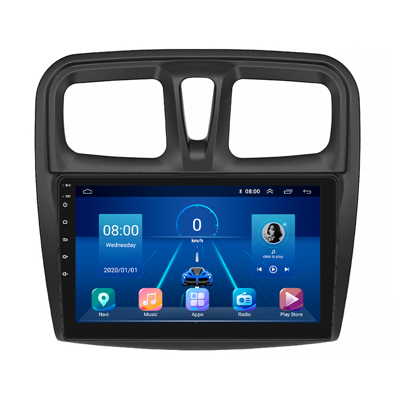 Штатна магнітола Lesko для Renault Logan II Рестайлінг 2018-н.в. екран 10" 2/32Gb/ 4G/ Wi-Fi GPS Premium 16 шт., фото 1