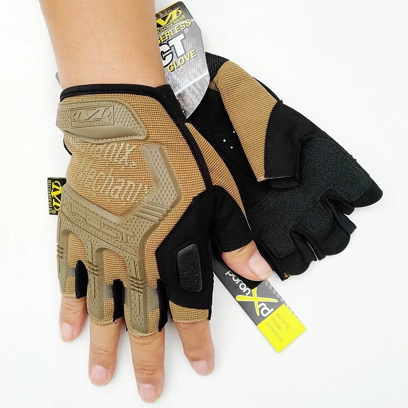 Рукавицы тактичні Mechanix m-pace без пальців (PEПЛІKА) - Хакі, Розмір M