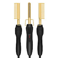 Универсальная расческа - утюжок для выпрямления волос high heat Brush 7951 с регулировкой температуры