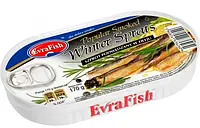 Шпроти в олії Evra Fish Winter Sprats, 170 г (Польща)