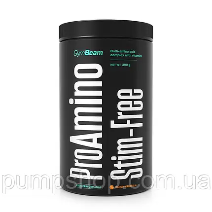 Амінокислоти БЦАА GymBeam ProAMINO stim-free 390 г (lemon-lime), фото 3