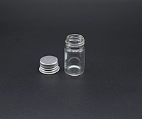 Стеклянная бутылочка баночка с закруткой 16 * 28 мм - 3 мл