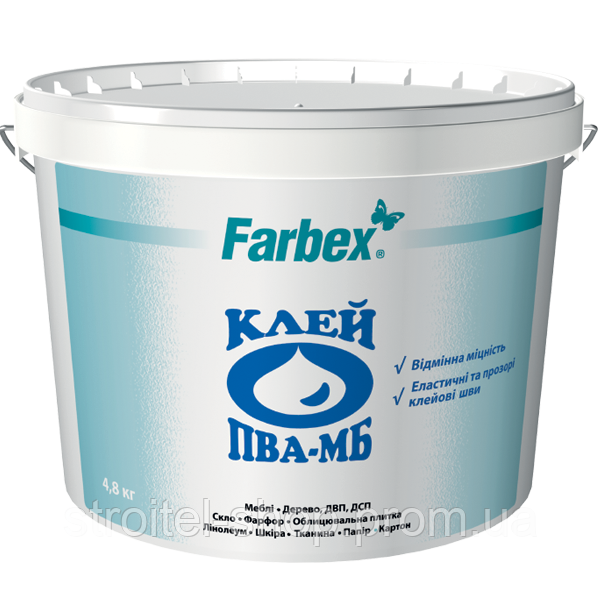 Клей ПВА-МБ універсальний Farbex, 2,5 кг