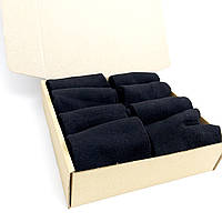 Набор носки мужские черные 39-44 размер 8 пар