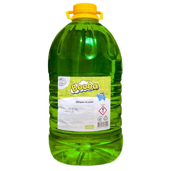Засіб для миття посуду Booba Яблоко та Алоє 5л, фото 1