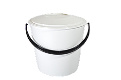 Відро для холодної питної води з кришкою 6 літрів Гемопласт