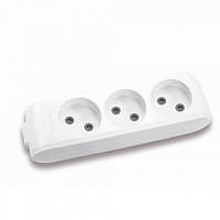 Колодка 3 гнізда без з/з з захисними шторками Panasonic X-tendia VLTB023022GR-UA