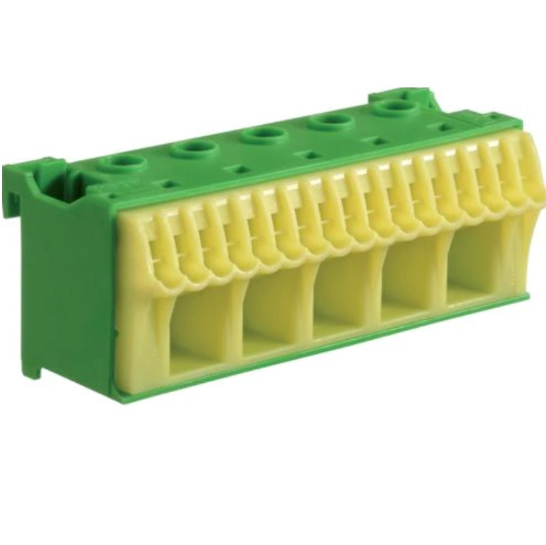 Клемний блок QiuckConnect PE-клема 5x16mm2+17x4mm2 ширина 90мм., KN22E