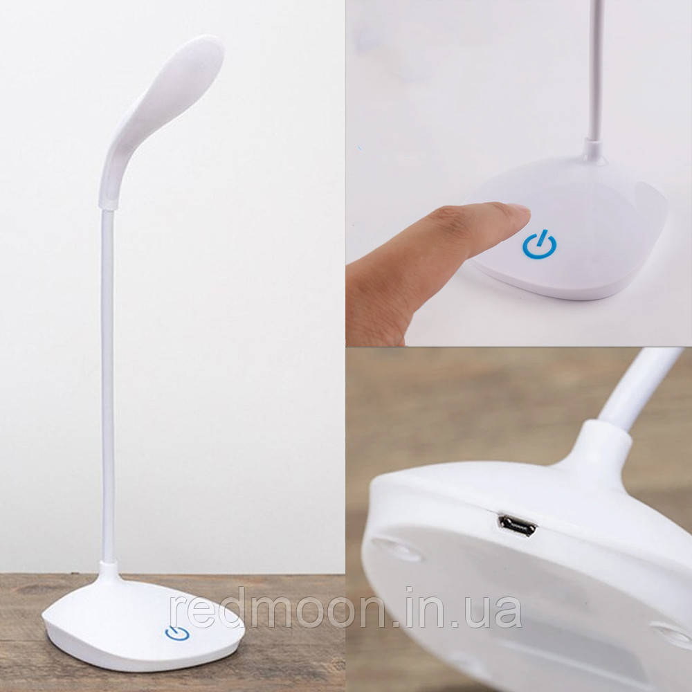 Світлодіодна настільна лампа Lova eye Soft light Reading eye lamp / Акумуляторна Led лампа з USB
