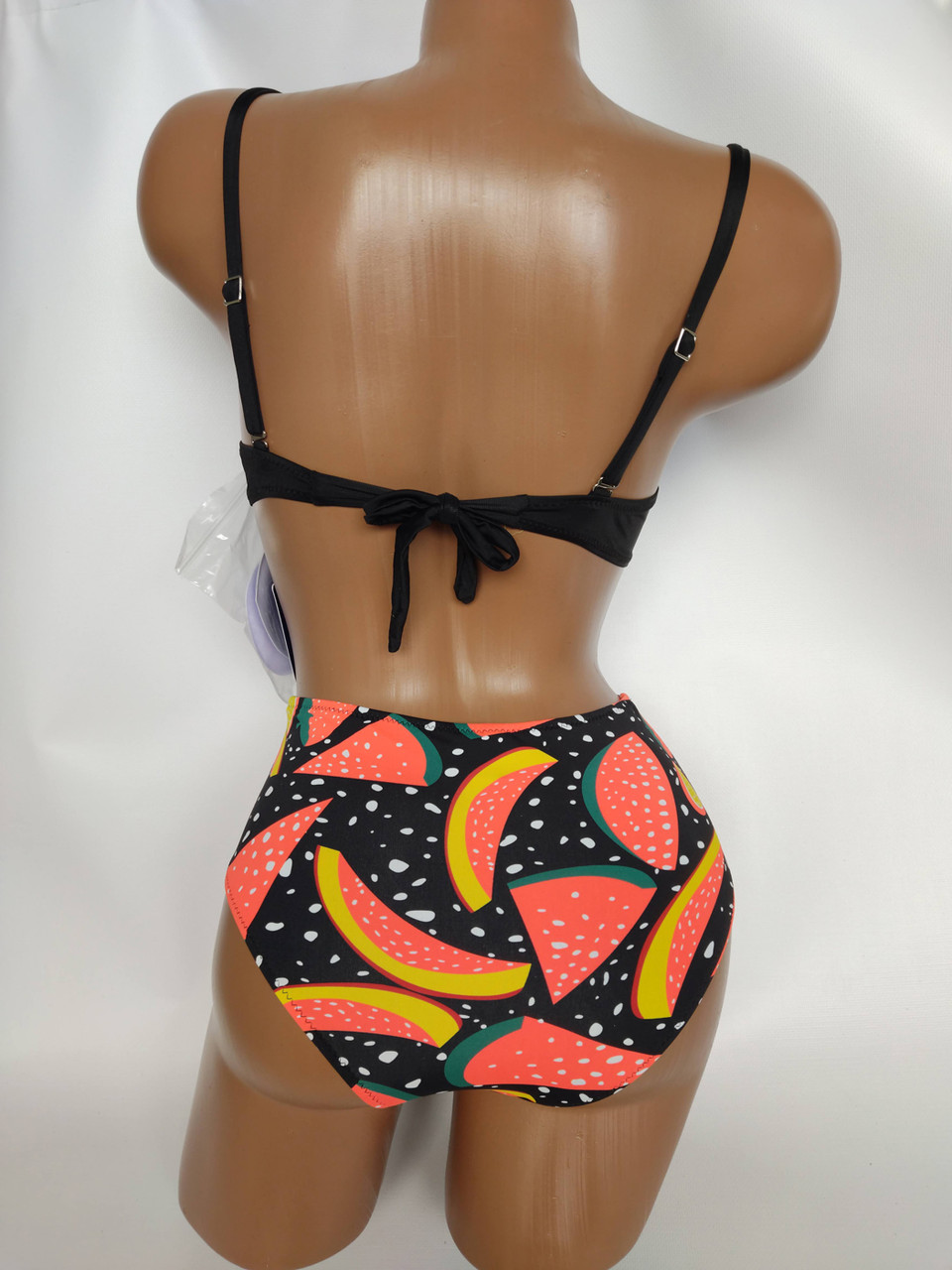 Купальник арбуз высокие плавки Z.Five 55377 черный на 42 44 46 48 50 размер, фото 2