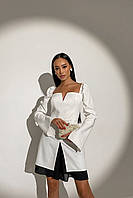Платье Jadone Fashion Палома XS белое