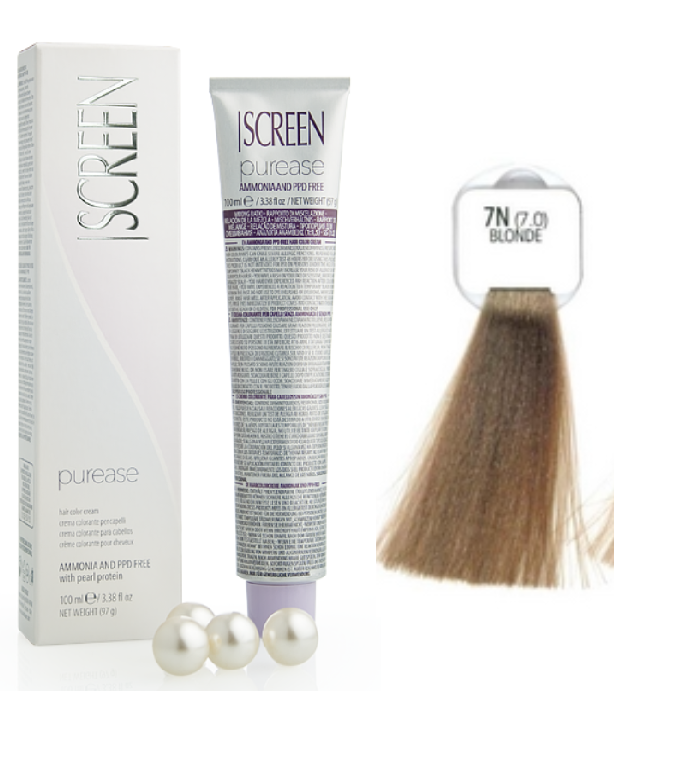 Крем-фарба без аміаку Screen Purease Color Cream 7N (7.0) 100 мл