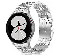 Металлический ремешок Primolux Steel Link для часов Samsung Galaxy Watch 4 40mm SM-R860 / SM-R865 - Silver