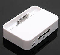 Док станция белая для iPhone 4G 4S, подставка, зарядка