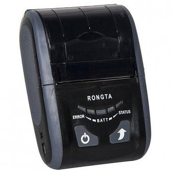 Мобільний термопринтер Rongta RPP200BWU 58mm USB+WiFi+Bluetooth темно-сірий