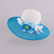 Капелюх для дівчинки TuTu арт. 3-002563(56 см.) Блакитний