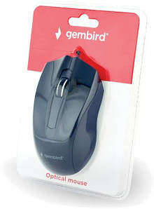 Дротова мишка Gembird MUS-3B-01 Black, usb