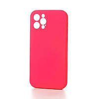 Чехол SOFT Silicone Case для iPhone 12 Pro (без лого) малиновый