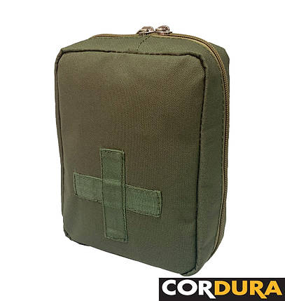 Аптечка військова Підсумок медичний, тактична аптечка Novator PM-1 Cordura (Khaki) армійська аптечка, фото 2