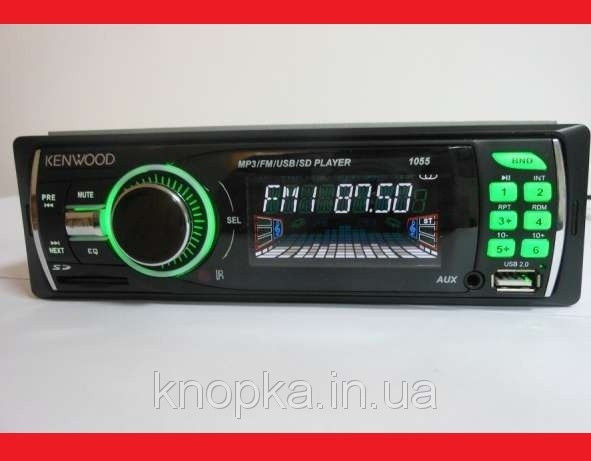 Автомагнітола KENWOOD 1055 (USB+SD+FM+AUX+ГАРАНТІЯ+ПУЛЬТ)