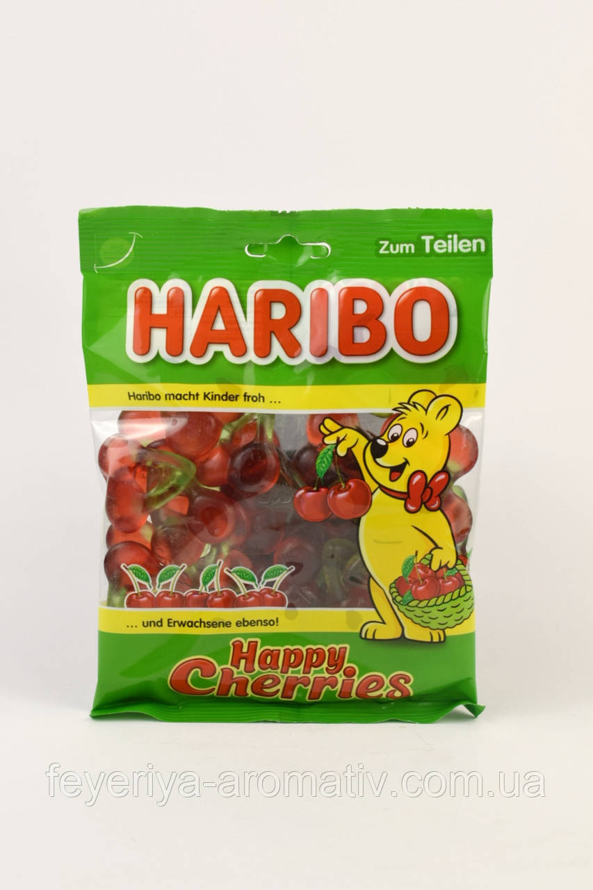 Желейні цукерки Haribo Happy Cherries 200гр. (Німеччина) - фото 1 - id-p395989148