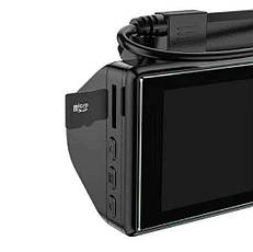 Відеореєстратор для авто Hoco DL07 Plus екран 3.0" (2 камери) Full HD, фото 2