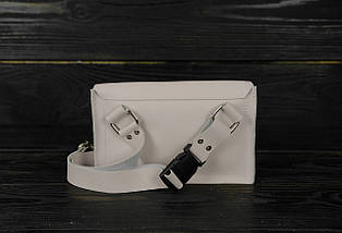 Жіноча сумка "Пазл №1" з натуральної шкіри колір Пудра, фото 5