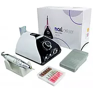 Фрезер для манікюру та педикюру Nail Master ZS-711 65Вт 45000об/хв професійний манікюрний фрезер, фото 2
