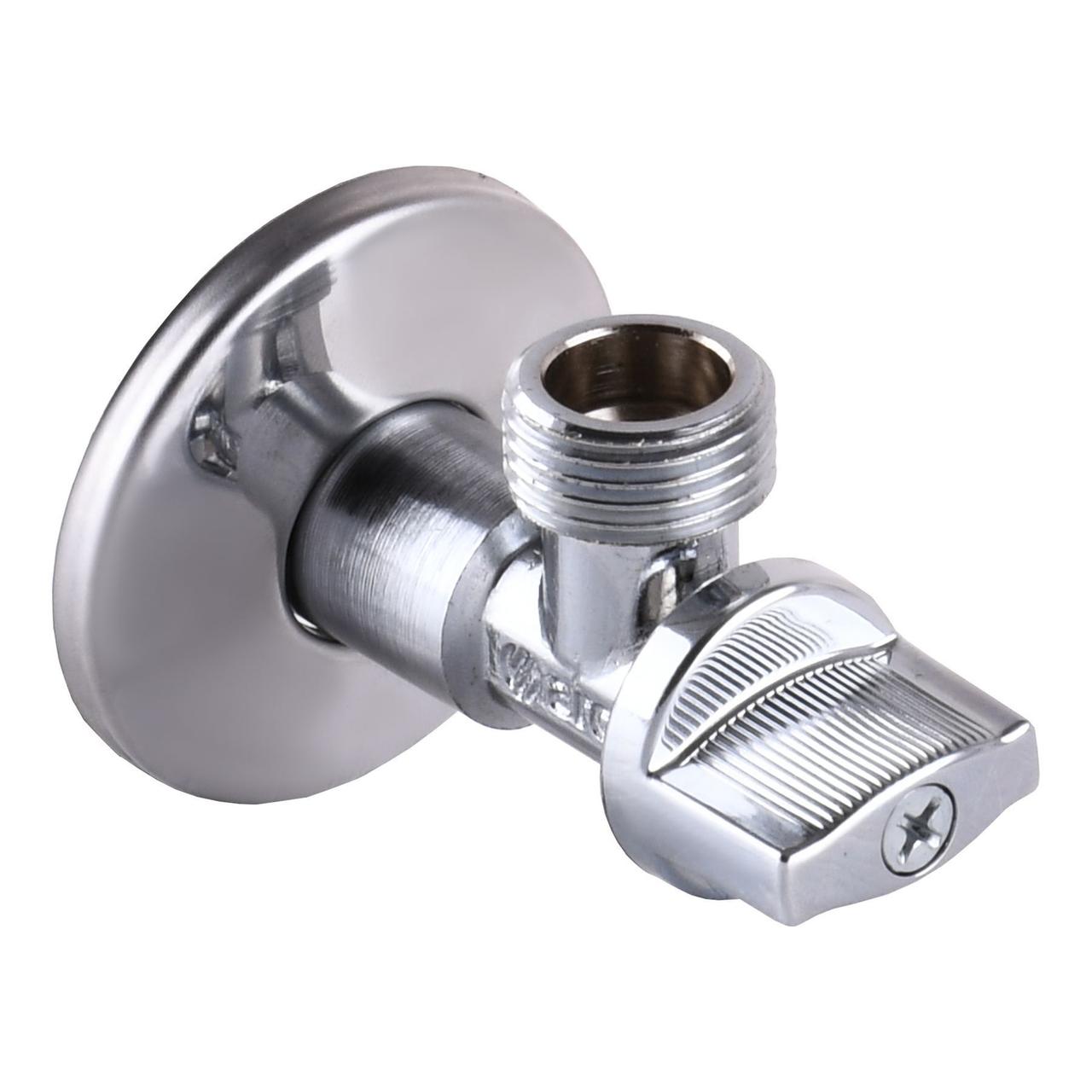 Кран кульовий кутовий ARCO 1/2"х1/2" NOV91MAC 2шт. металева ручка, фото 1