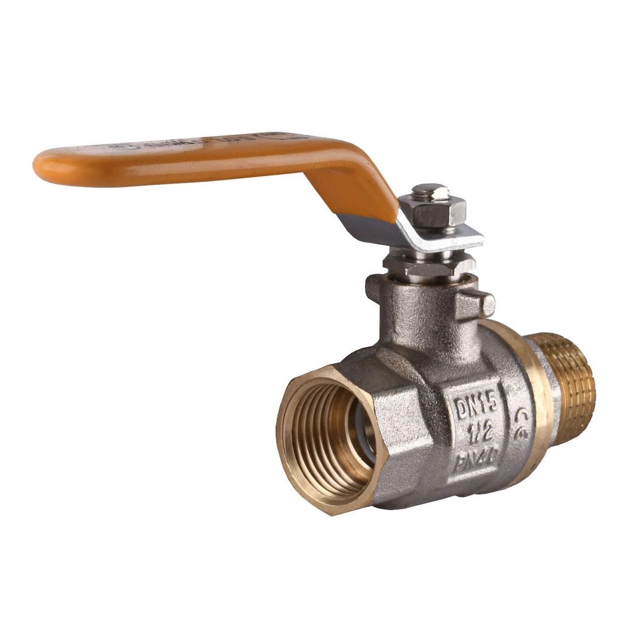 Кран кульовий прямий Solomon 1/2" ЗВ ЖР PN40 B1002