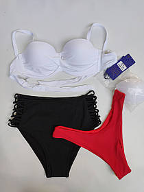 ОПТ Купальник тройка два плавок Z.Five 86162 білий на 42 44 46 48 50 розмір