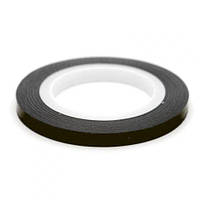 Нитка для декору нігтів чорна 3 мм