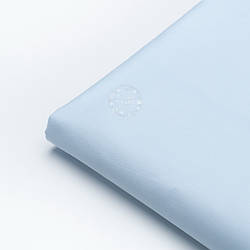 Клапоть сатину  світло-блакитного кольору №2164с, розмір 21*160 см